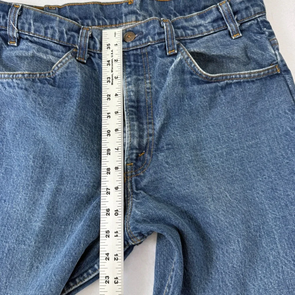Vintage 80s Levis 519-0217 Orange Tab Jeans Mens 32x30 Made In USA Straight Leg